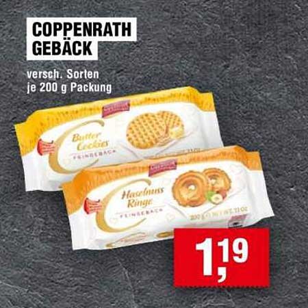 COPPENRATH GEBÄCK – verschiedene Sorten je 200 g Packung