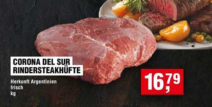 CORONA DEL SUR RINDERSTEAKHÜFTE