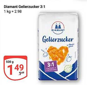 Diamant Gelierzucker 3:1
