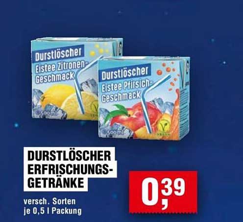 Durstlöscher Erfrischungsgetränke - lecker und erfrischend!