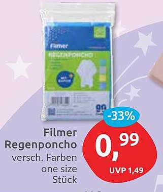 Filmer Regenponcho - vielseitig und preiswert