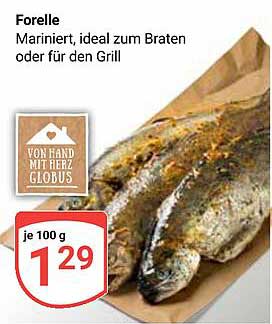 Forelle mariniert, ideal zum Braten oder für den Grill