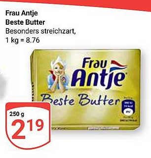 Frau Antje Beste Butter 250 g
