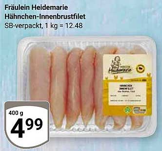 Fräulein Heidemarie Hähnchen-Innenbrustfilet