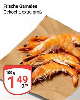 Frische Garnelen - Gekocht, extra groß