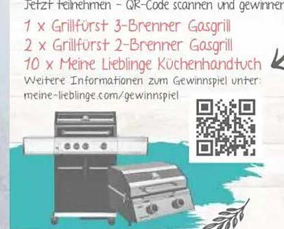 Gewinnspiel: Hochwertige Gasgrills und Küchenhandtücher