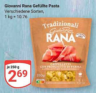 Giovanni Rana Gefüllte Pasta - Verschiedene Sorten