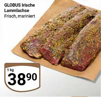 GLOBUS Irische Lammlachse frisch, mariniert