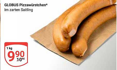 GLOBUS Pizzawürstchen* Im zarten Saitling