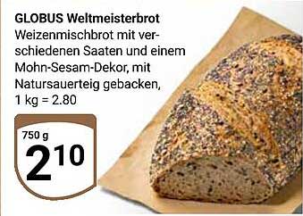 GLOBUS Weltmeisterbrot 750 g