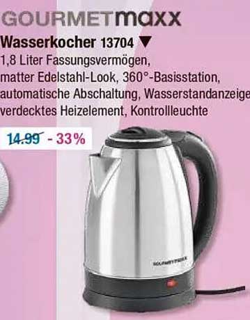 GOURMETmaxx Wasserkocher 13704