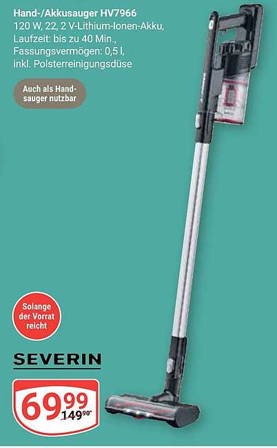 Hand-/Akkusauger HV7966 von Severin