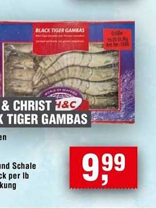 H&C Black Tiger Gambas