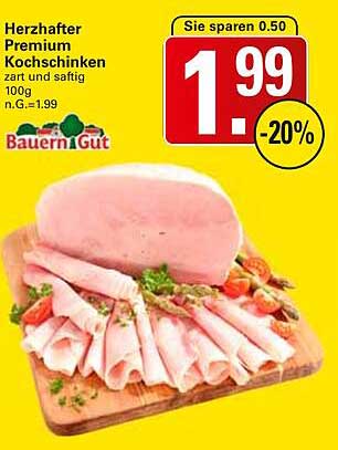 Herzhafter Premium Kochschinken