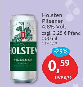 Holsten Pilsener 4,8% Vol. 500 ml