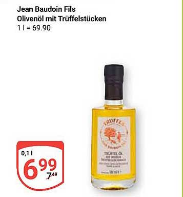 Jean Baudoin Fils Olivenöl mit Trüffelstücken
