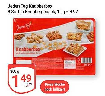 Jeden Tag Knabberbox, 300 g