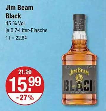 Jim Beam Black 0,7 Liter - Jetzt zugreifen!