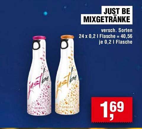 JUST BE MIXGETRÄNKE - Verschiedene Sorten