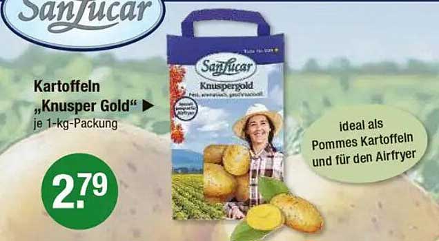 Kartoffeln ‚Knusper Gold‘ je 1-kg-Packung