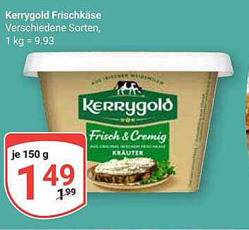 Kerrygold Frischkäse - Verschiedene Sorten, 150 g für nur 1,49 €