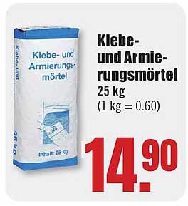 Klebe- und Armierungsmörtel 25 kg