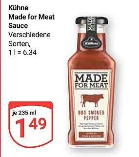 Kühne Made for Meat Sauce - verschiedene Sorten