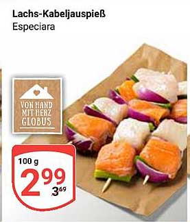 Lachs-Kabeljau-Spieß