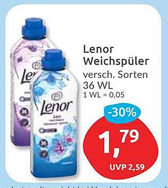 Lenor Weichspüler verschiedene Sorten 36 WL