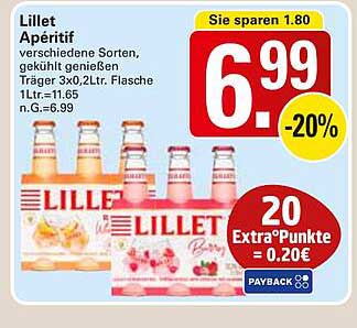 Lillet Apéritif – verschiedene Sorten, gekühlt genießen