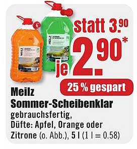 Meilz Sommer-Scheibenklar, gebrauchsfertig, 5 l