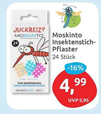 Moskin to Insektenstich-Pflaster 24 Stück