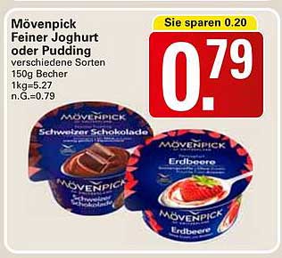 Mövenpick Feiner Joghurt oder Pudding 150g Becher