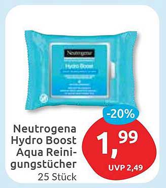 Neutrogena Hydro Boost Aqua Reinigungstücher 25 Stück