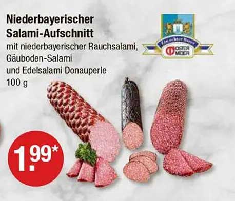 Niederbayerischer Salami-Aufschnitt