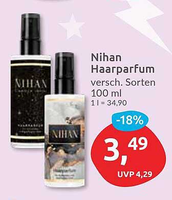 Nihan Haarparfum verschiedene Sorten 100 ml