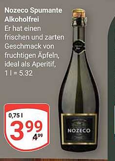 Nozeco Spumante Alkoholfrei