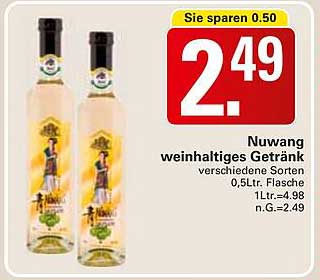 NuWang weinhaltiges Getränk - verschiedene Sorten 0,5 L Flasche