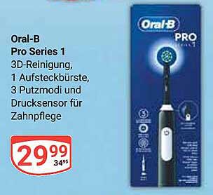 Oral-B Pro Series 1 - Elektrische Zahnbürste