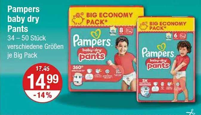 Pampers Baby-Dry Pants Big Economy Pack