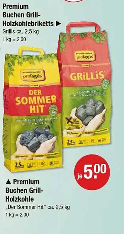 Premium Buchen Grill-Holzkohlebriketts