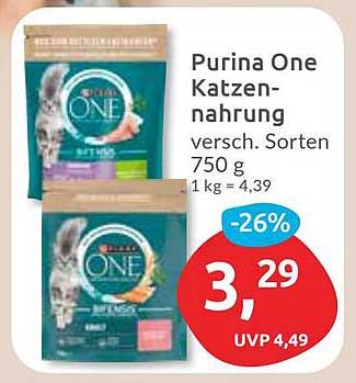 Purina One Katzennahrung - verschiedene Sorten 750 g