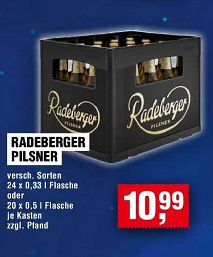 RADEBERGER Pilsner – Kasten (verschiedene Sorten)