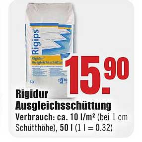 Rigips Ausgleichsschüttung