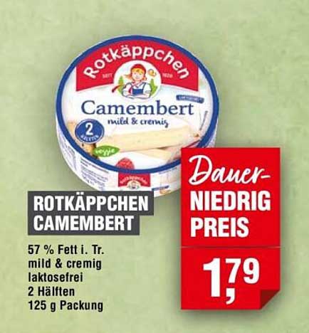 ROTKÄPPCHEN CAMEMBERT 125 g Packung