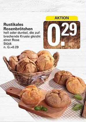 Rustikales Rosenbrötchen