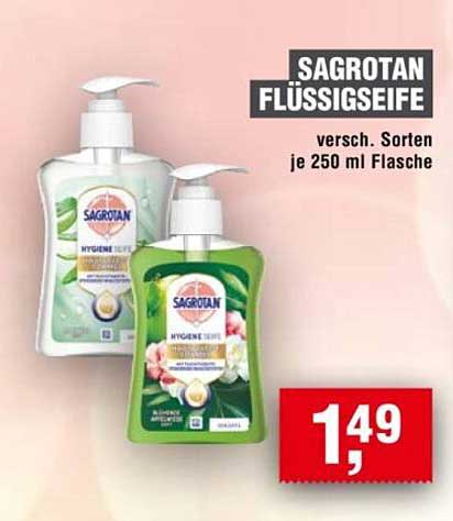 SAGROTAN FLÜSSIGSEIFE 250 ML - verschiedene Sorten
