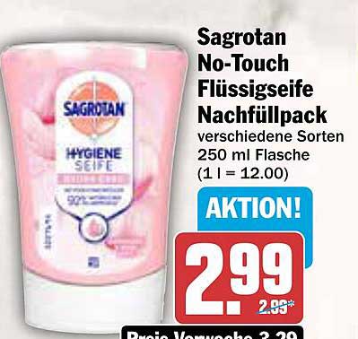 Sagrotan No-Touch Flüssigseife Nachfüllpack 250 ml