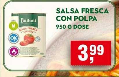Salsa Fresca con Polpa 950 g Dose