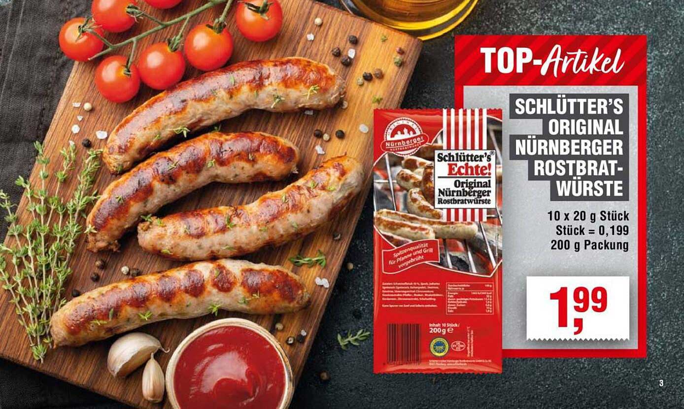 Schlütter's Original Nürnberger Rostbratwürste